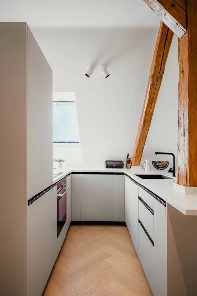 Rekonstruovaný podkrovní byt Sušilova